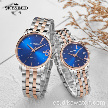 Reloj de pareja SKYSEED reloj mecánico automático de moda